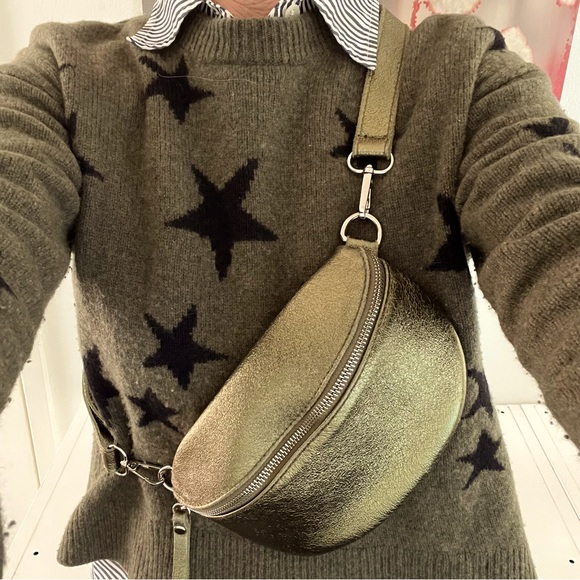 Italian leather crossbody bag🇮🇹 - Picture 2 of 10